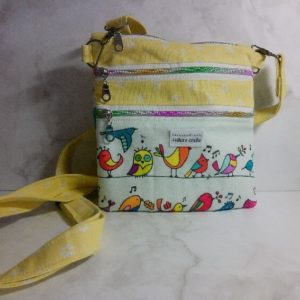 Yellow crossbody bag