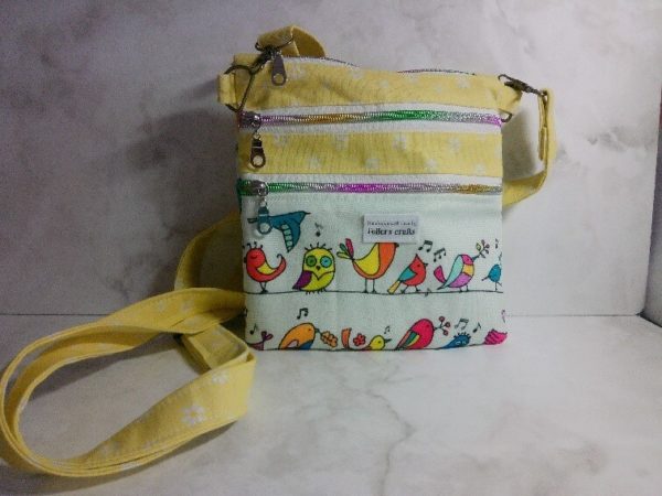 Yellow crossbody bag