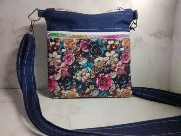 small blue bag