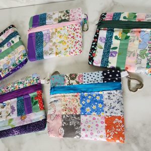 Quilted wristlet Wallets