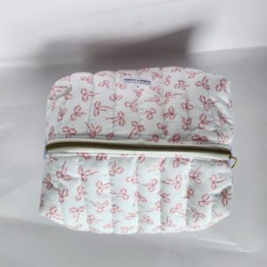 Small Quilted Makeup Bag