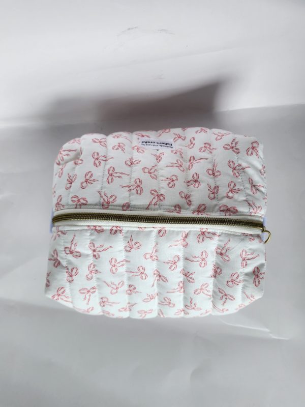 Small Quilted Makeup Bag
