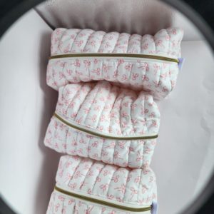 Large Quilted Makeup Bag