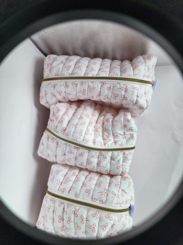 Medium Quilted Makeup Bag