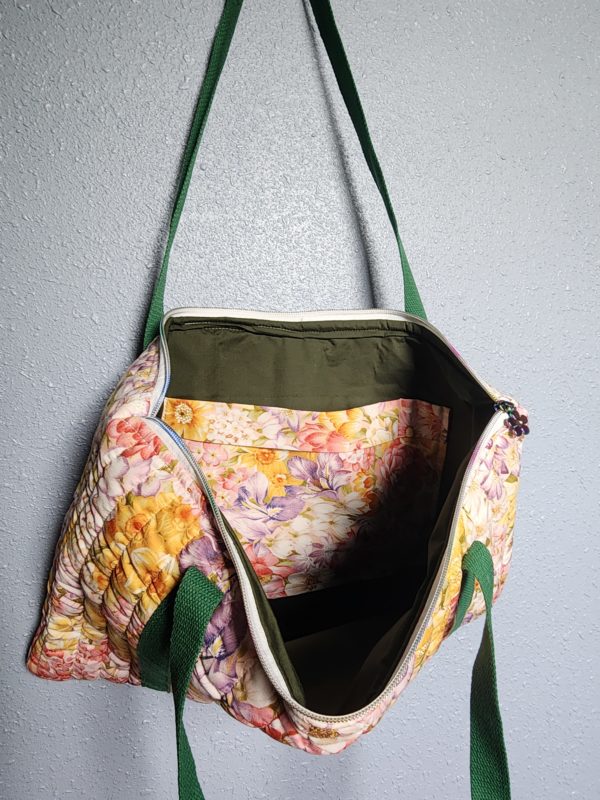 Multicolored Floral Computer Bag - Image 3