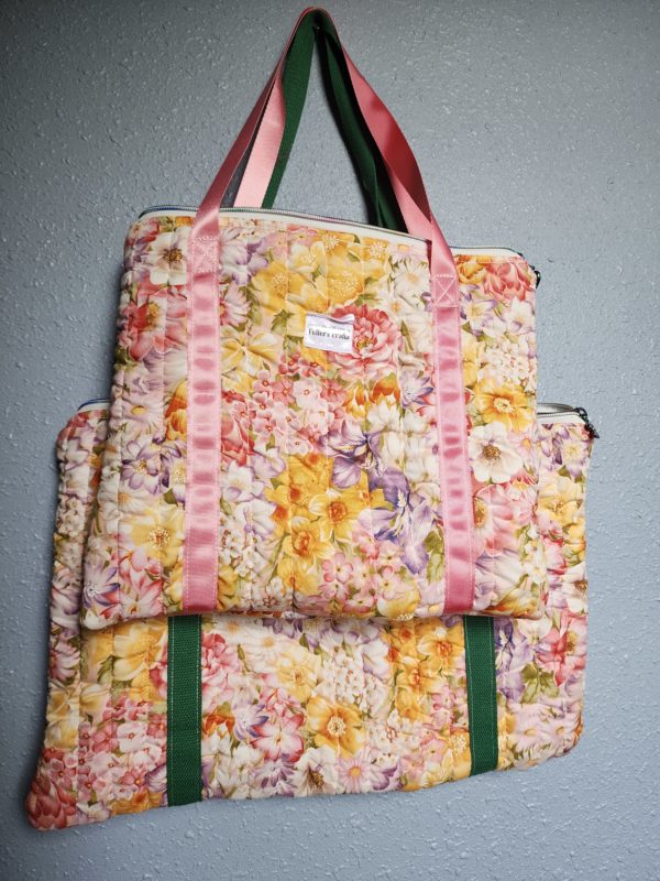 Multicolored Floral iPad Bag