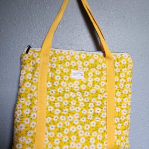 Yellow Floral IPad Bag