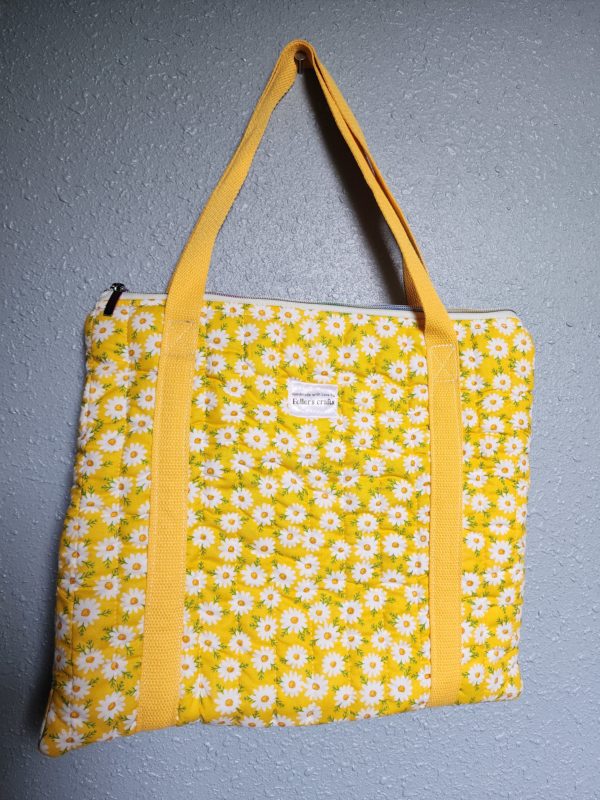 Yellow Floral IPad Bag
