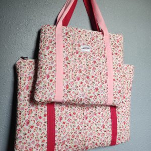 Pink Floral Computer Bag