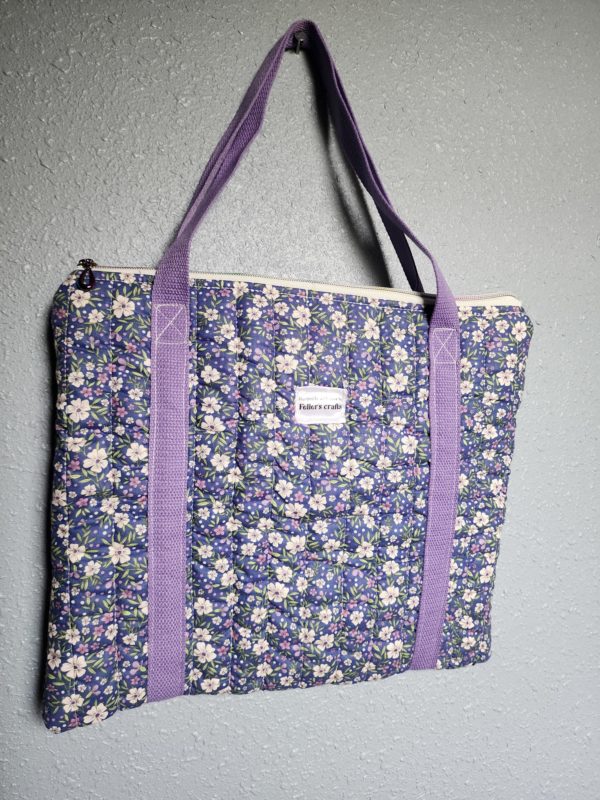 Purple Floral iPad Bag - Image 2