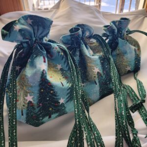 Reusable Gift Bags  1-Lg  2-Med  2-Small