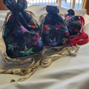 Reusable Gift Bags  1-Lg  1-Med